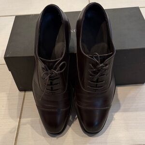 Bruno Magli Dark Brown Leather Oxfords
